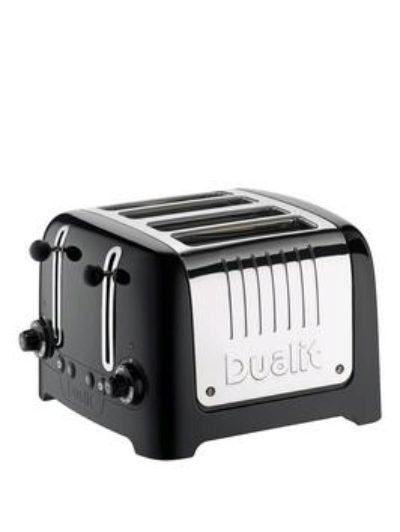 Dualit 46205 Lite 4-Slice Toaster - Black High Gloss Dualit 46205 Lite 4-Slice Toaster - Black High Gloss